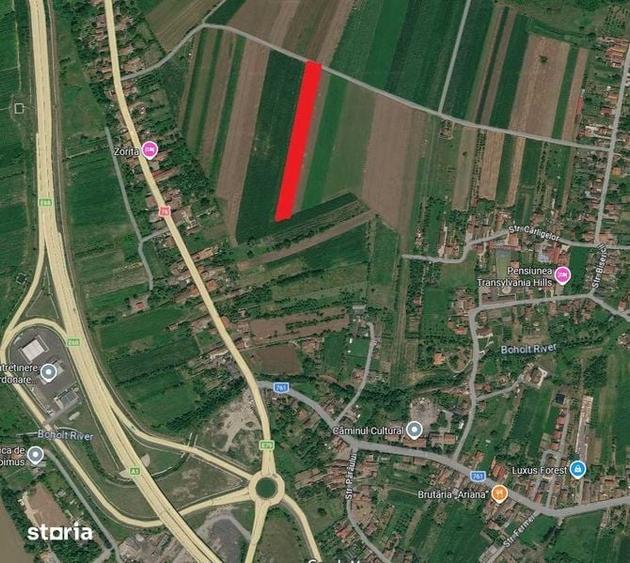 Pamant intravilan Soimus, Hunedoara, aproape de A1, 5800mp - 1