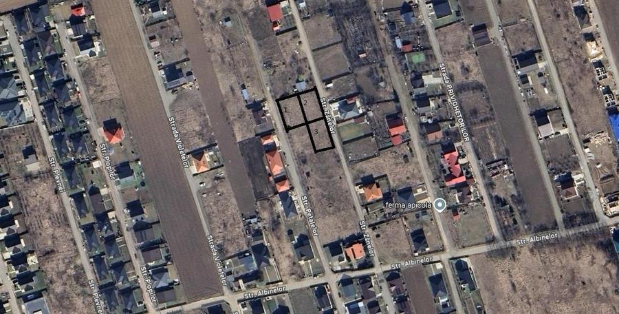 Teren Construcții intravilan de 600 mp, în Miroslava