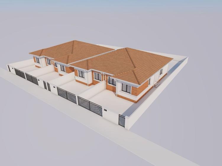 Duplex cu 4 camere cu Canalizare în Moșnița Nouă