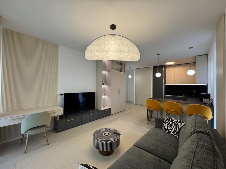 Apartament cu 2 camere decomandat, mobilat în Herăstrău