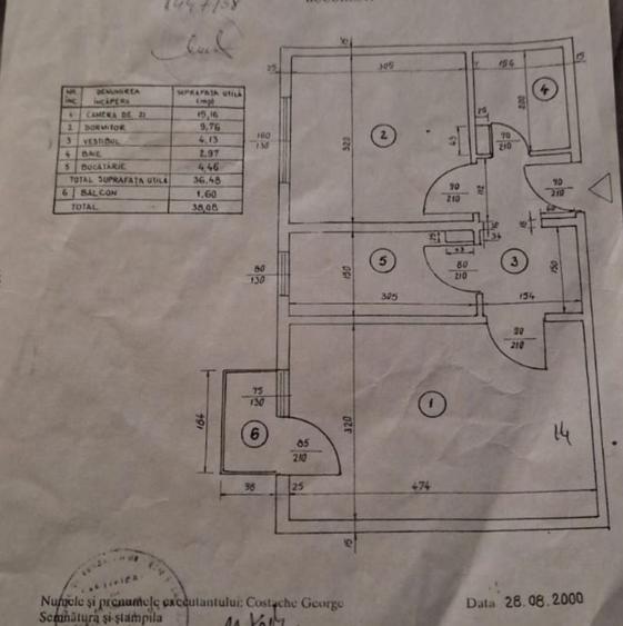 Apartament cu 2 camere decomandat, mobilat în Drumul Taberei