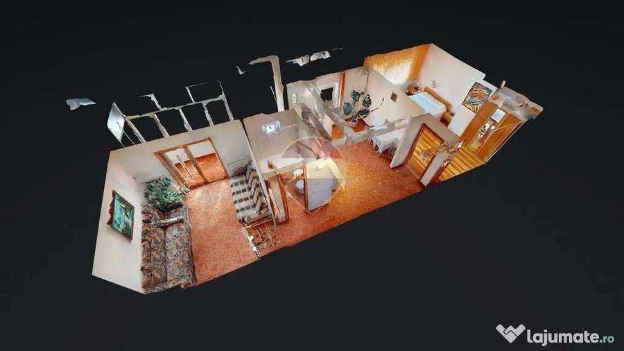 Apartament cu 2 camere semidecomandat în Nord