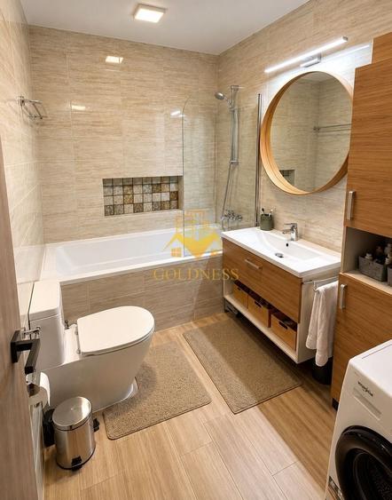 Apartament cu 3 camere semidecomandat, mobilat în Bună Ziua