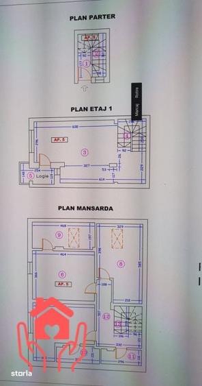 Apartament cu 4 camere în Tunari