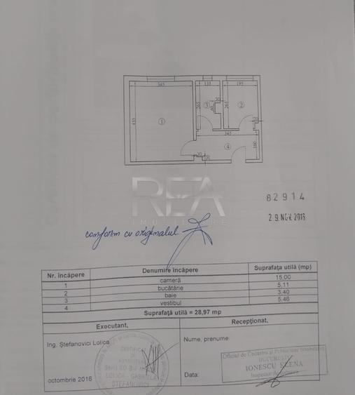 Garsonieră decomandată, mobilată în Titan