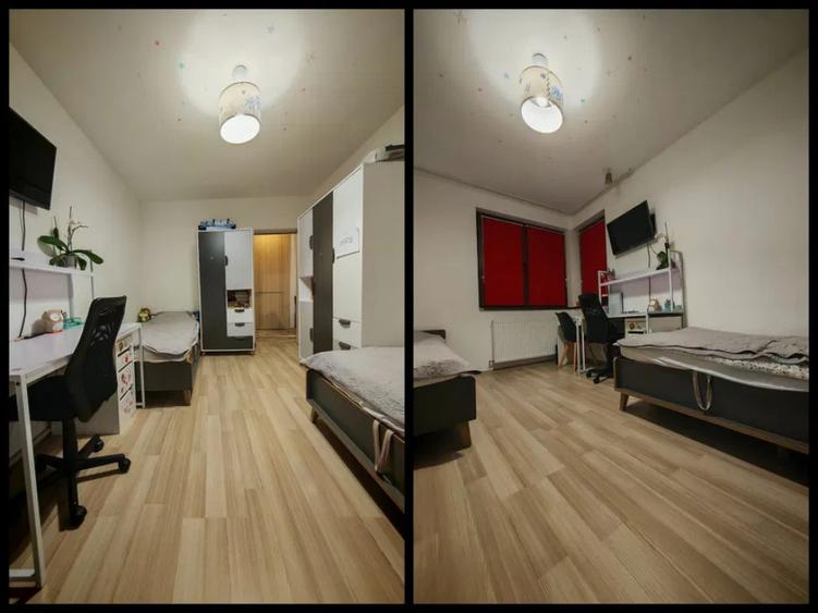 Apartament cu 3 camere 60 mp + balcon 8 mp Floresti zona Sub - 7