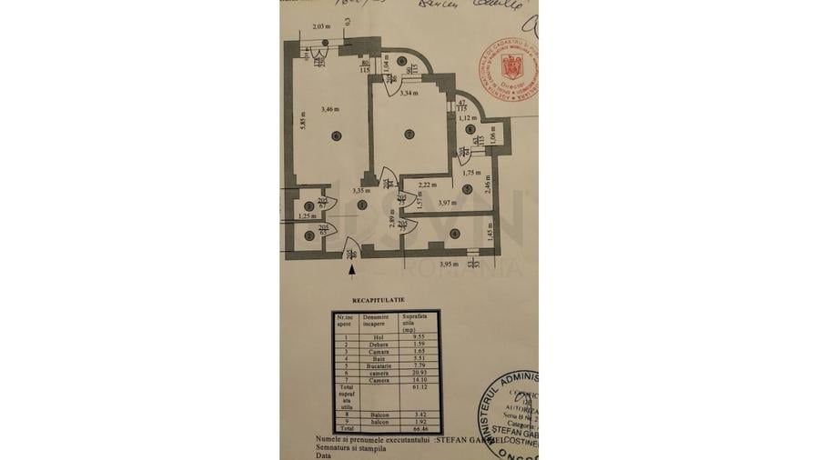 Apartament cu 2 camere decomandat, mobilat în Unirii