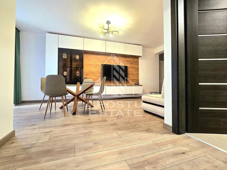 Apartament cu 3 camere decomandat, mobilat în UTA
