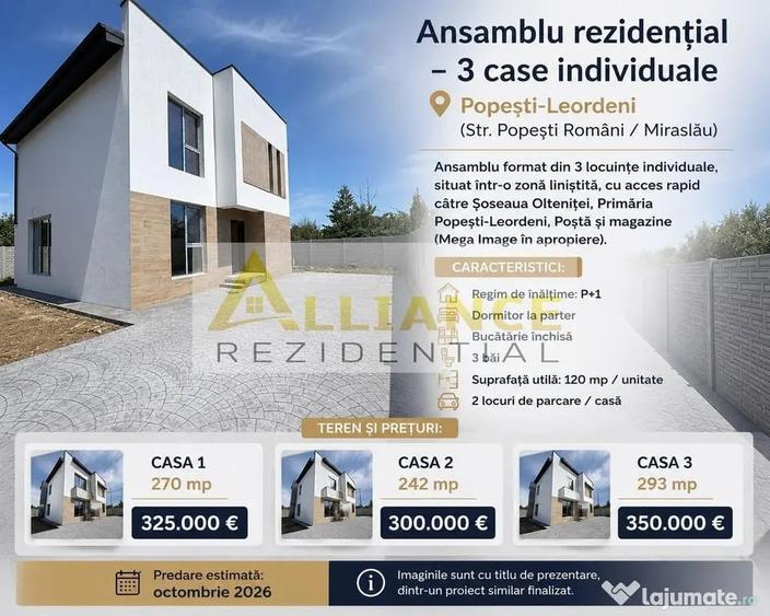 Primarie Popesti - 5 Camere 3 Bai - 300.000eur - 1