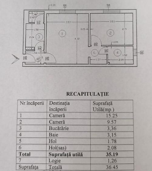 Apartament cu 2 camere, zona Berceni - 12