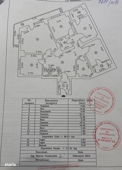 Apartament cu 4 camere decomandat în Universitate