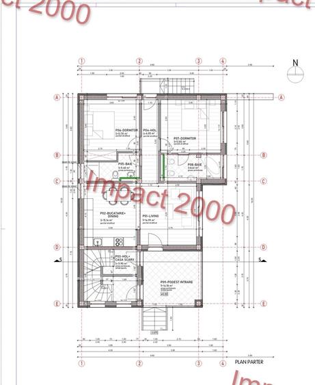 Apartament cu 3 camere decomandat în Est