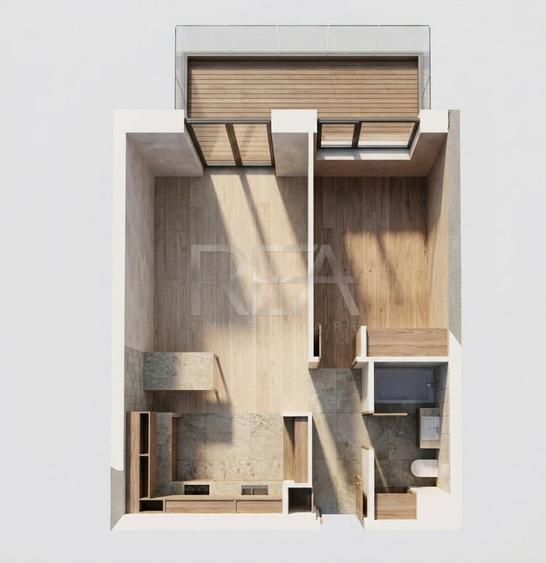 Apartament cu 2 camere semidecomandat în Drumul Taberei