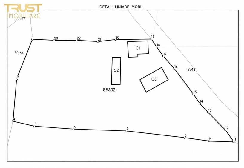 Casă cu 4 camere cu Teren 3135 Mp în Dângău Mare