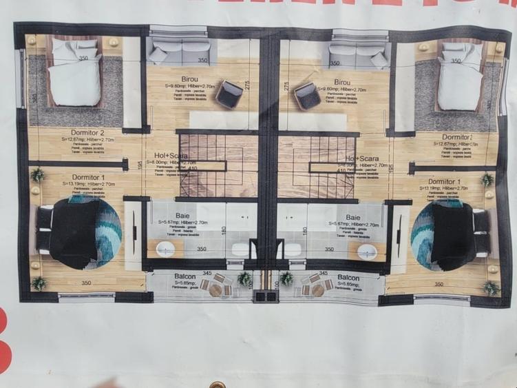 Duplex cu 4 camere cu Garaj în Berceni