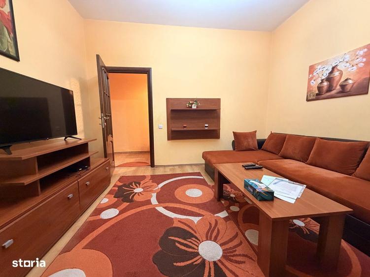 Apartament cu 2 camere, mobilat în Romană
