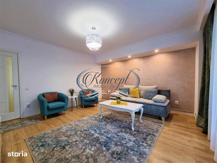 Apartament cu 3 camere, mobilat în Nord