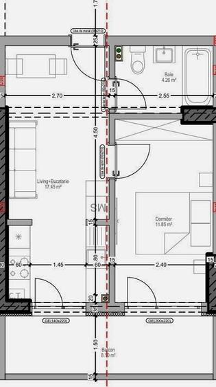 Vanzare 2 camere langa Metrou in imobil nou cu bucatarie mobilata si echipata - 10