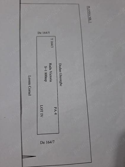 Teren de 1800 mp, în Exterior Vest