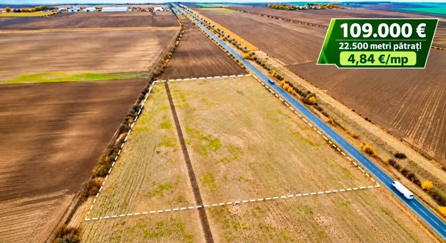 Teren agricol extravilan de 22500 mp, în Central