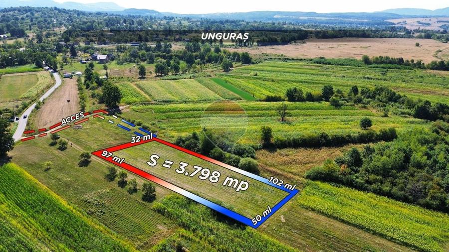Teren Construcții intravilan de 3798 mp, în Șișești