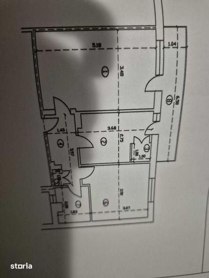 Apartament cu 2 camere decomandat în Central