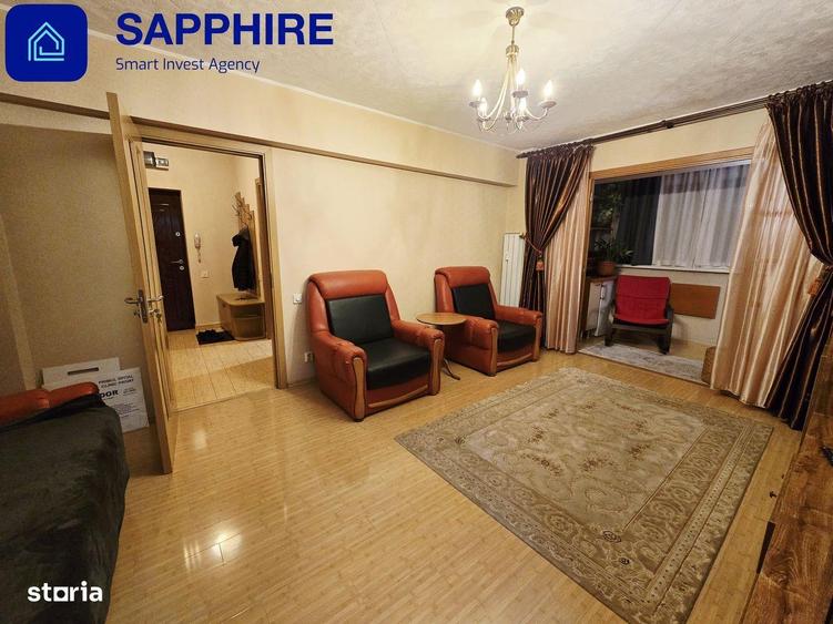 Apartament cu 2 camere semidecomandat, mobilat în Crângași