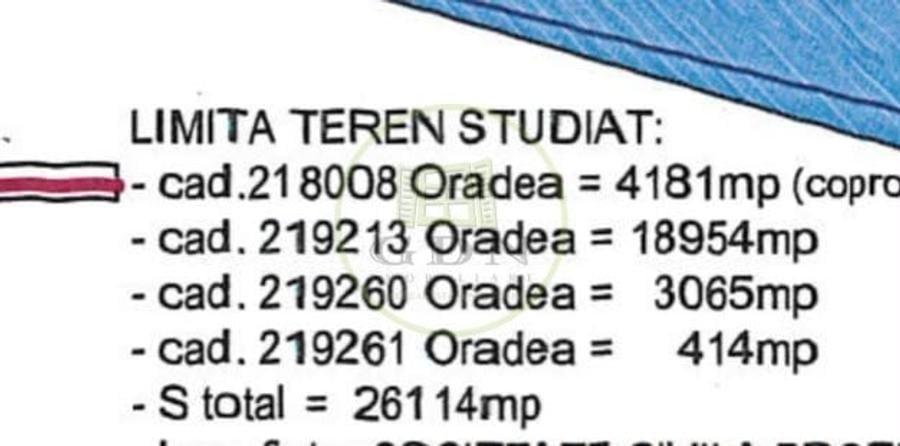 Teren de 26114 mp, în Calea Aradului
