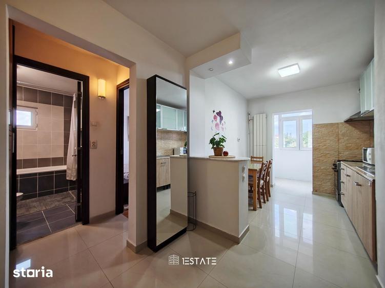 Apartament cu 2 camere decomandat, mobilat în Băneasa