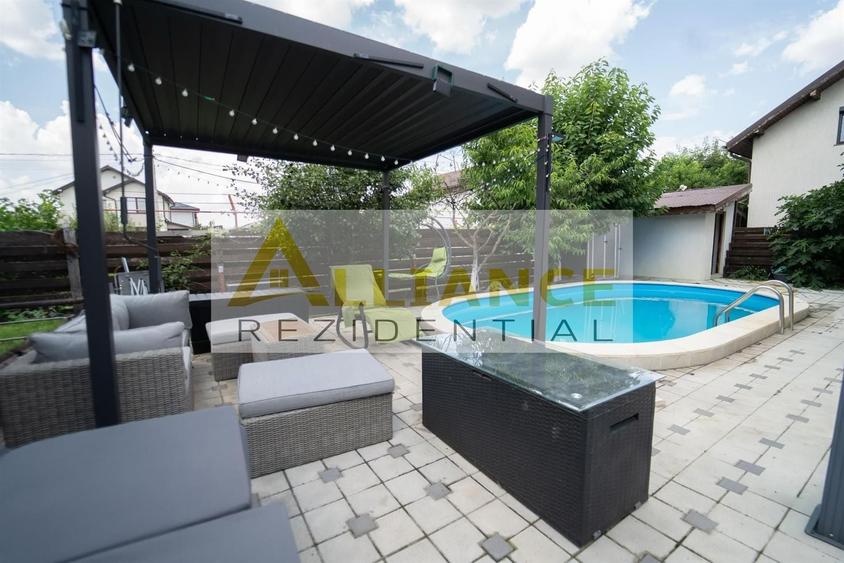 Casă individuală cu 4 camere decomandat cu Piscina în Berceni