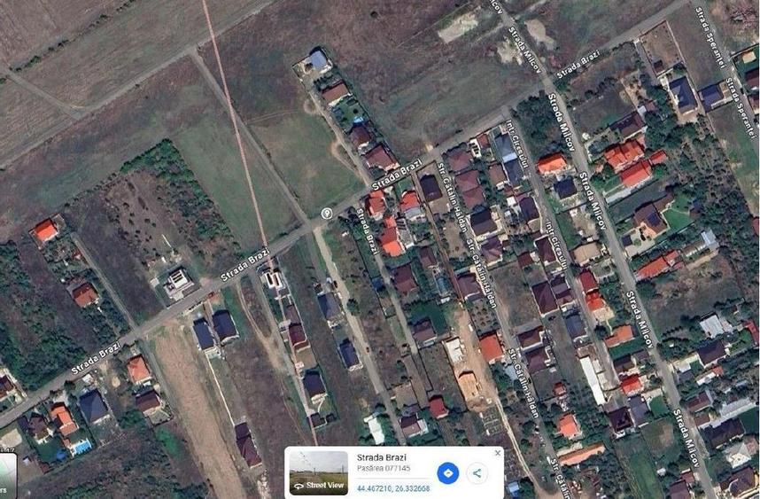 Teren de 1938 mp, în Brănești