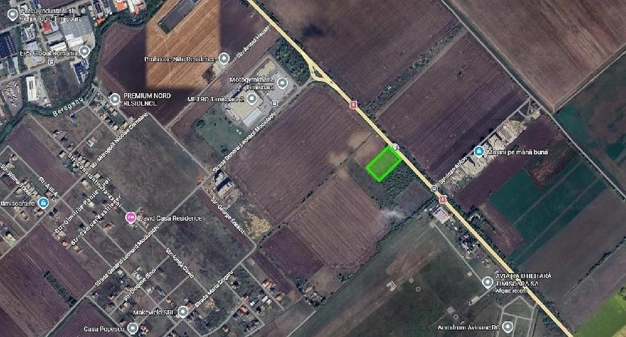 Teren de 8000 mp, în Torontalului