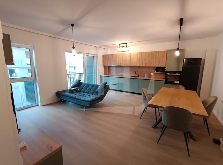 Apartament cu 2 camere semidecomandat, mobilat în Iris