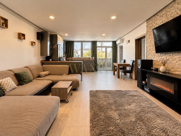 Apartament cu 3 camere semidecomandat, mobilat în Sânnicoară
