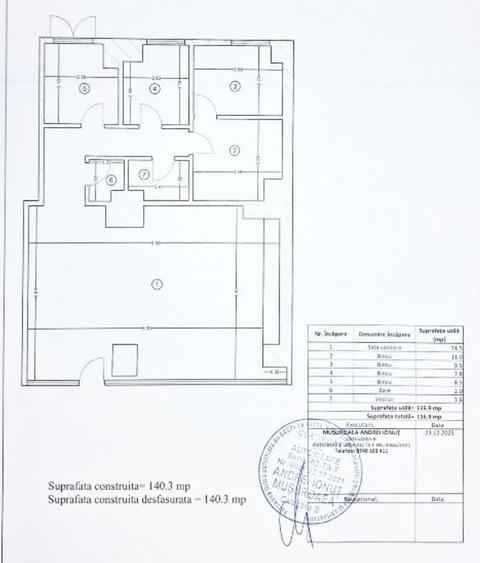 Spațiu comercial, de 117 mp, în Victoriei