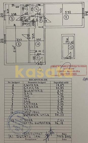 Apartament cu 2 camere decomandat, mobilat în Vatra Luminoasă