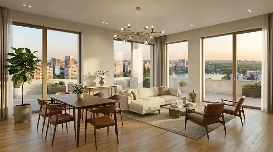 Apartament cu 4 camere decomandat în Floreasca