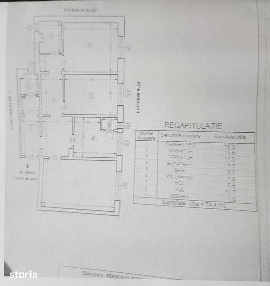 Apartament cu 3 camere decomandat Cornisa Bistritei - 5