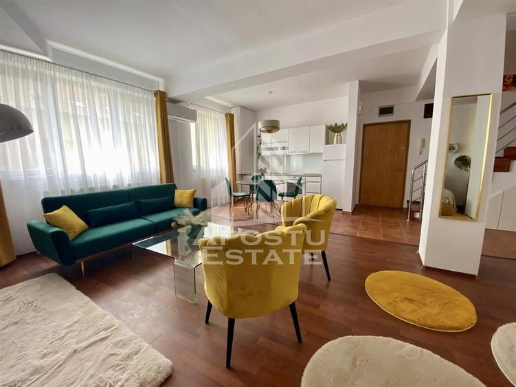 Apartament cu 3 camere decomandat, mobilat în Brâncoveanu
