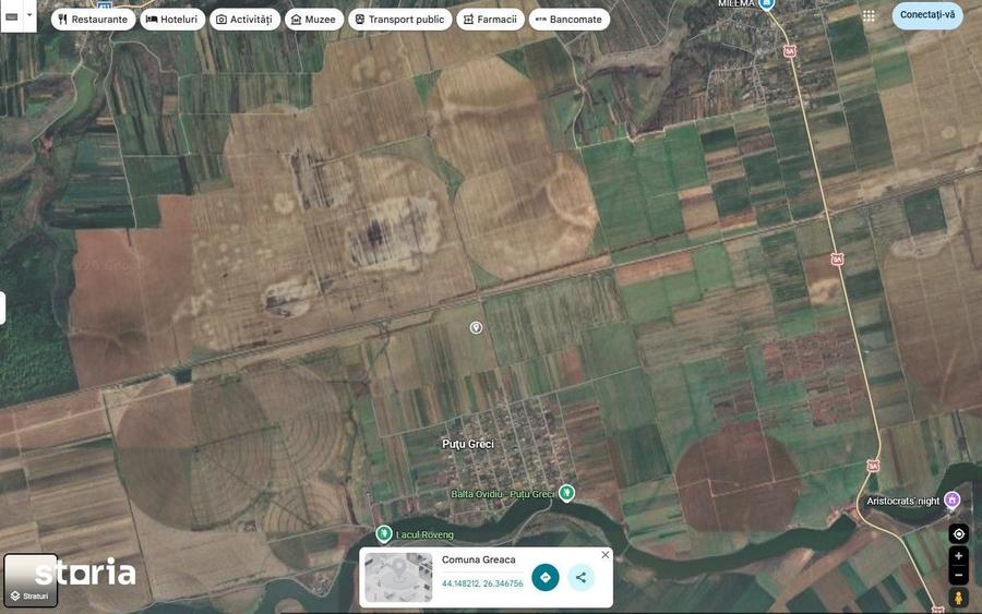 Teren de 2500 mp, în Greaca