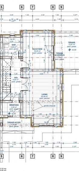 Duplex cu 4 camere cu Canalizare în Bucium