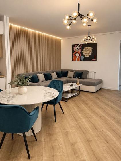 Apartament cu 3 camere decomandat, mobilat în Central