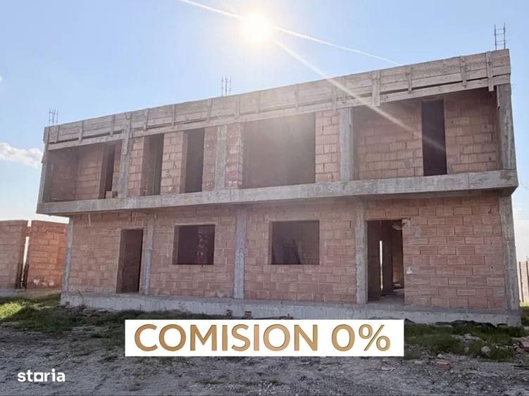 COMISION 0%, Dupldex LA ROSU, 240 mp, 500 mp Teren, P+Etaj, Sacalaz - 1