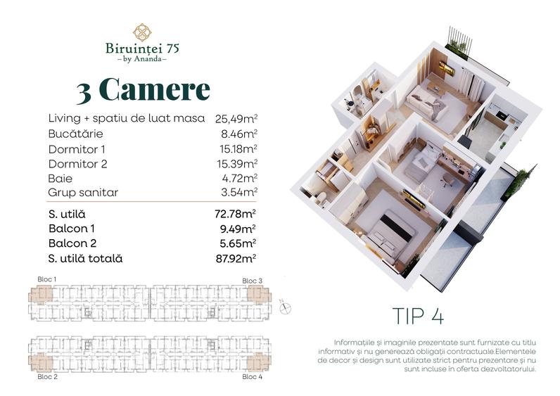 Apartamente Noi – Biruinței 75 Residence | Totul la tine in bloc - 14