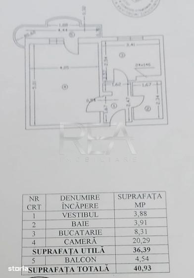Garsonieră decomandată, mobilată în Berceni