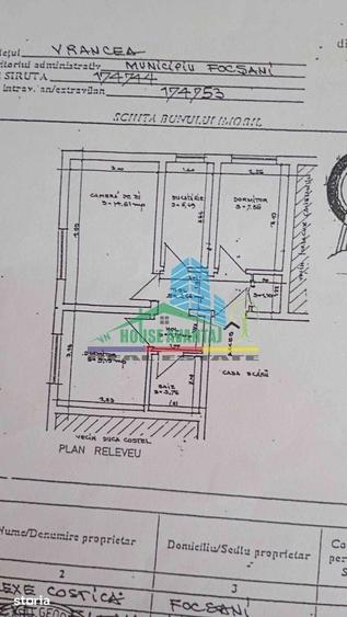 Apartament cu 3 camere decomandat în Central