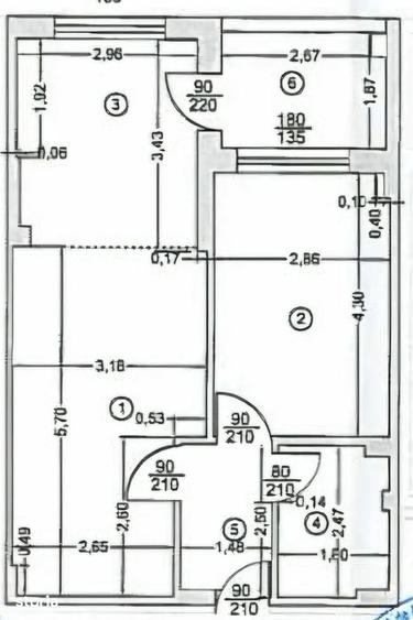 Apartament cu 2 camere în Central