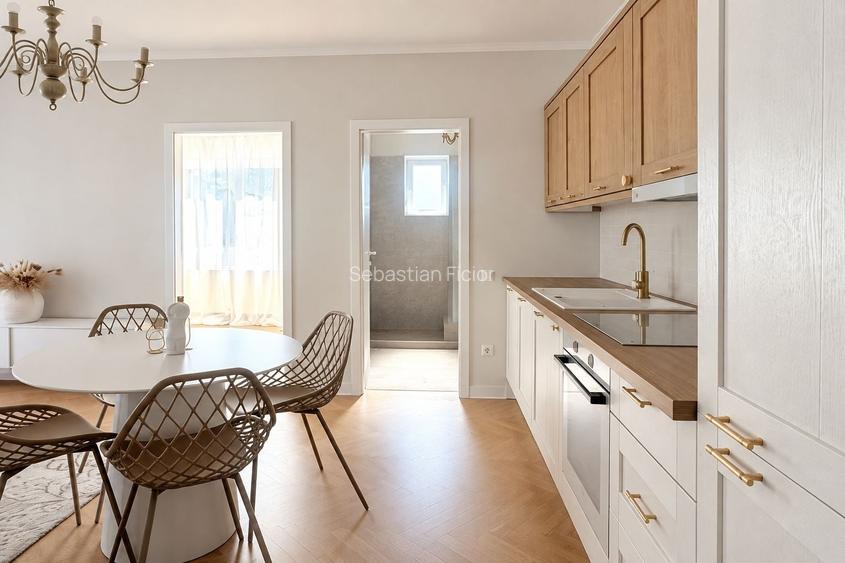 Apartament 2 camere, finisat mobilat, et 1, parcare, Floresti Terra