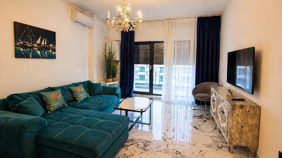 Apartament premium 2 camere , Vedere frontală la mare , Casa Del Mar,  Parcare - 13