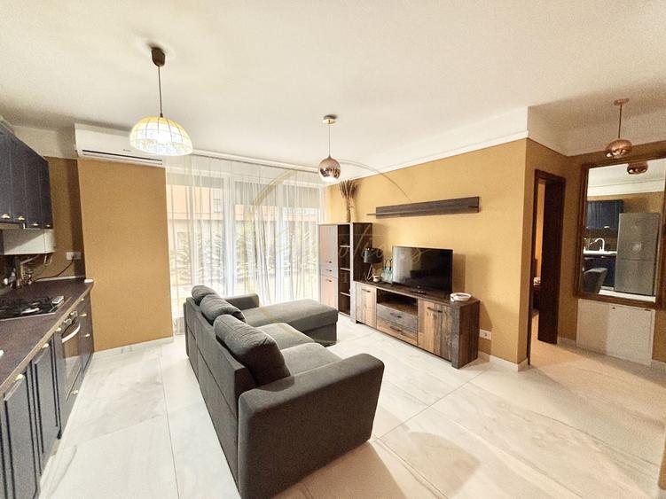 Apartament cu 2 camere semidecomandat, mobilat în Buziașului